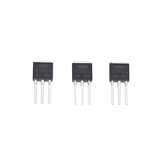 5A 200V N채널 부스트 모드 전력 MOSFET B5n20~-251